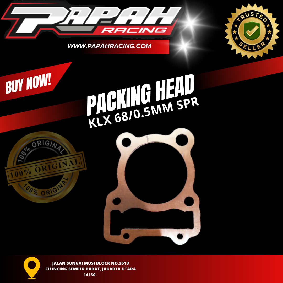 PAKING HEAD SPR KAWASAKI KLX DIAMETER 68 TEBAL 0.5MM SPR